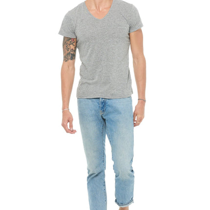 Men's Novelty Texture V-neck
