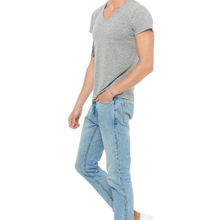 Men's Novelty Texture V-neck