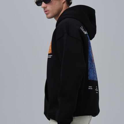 Van Gogh "Starry Night" Graphic Hoodie