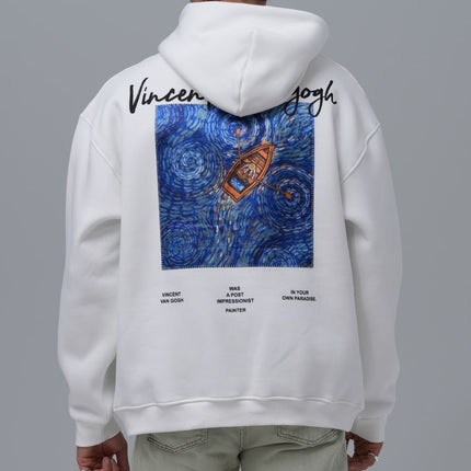 Van Gogh "Starry Night" Graphic Hoodie