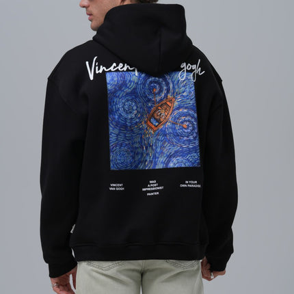 Van Gogh "Starry Night" Graphic Hoodie