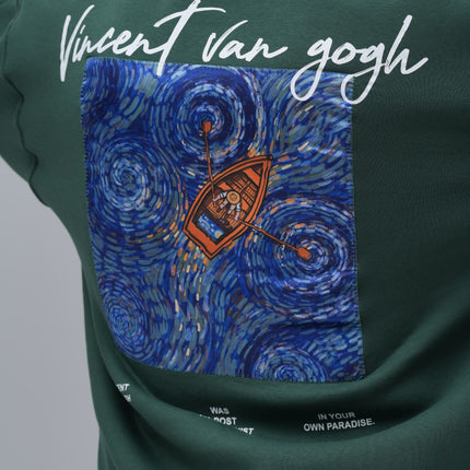 Van Gogh "Starry Night" Graphic Hoodie