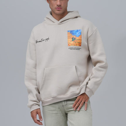 Van Gogh "Starry Night" Graphic Hoodie