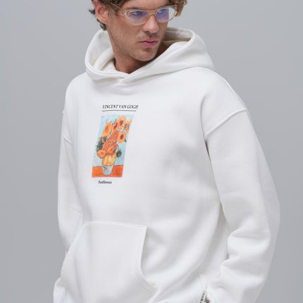 Van Gogh "Sunflowers" Graphic Hoodie