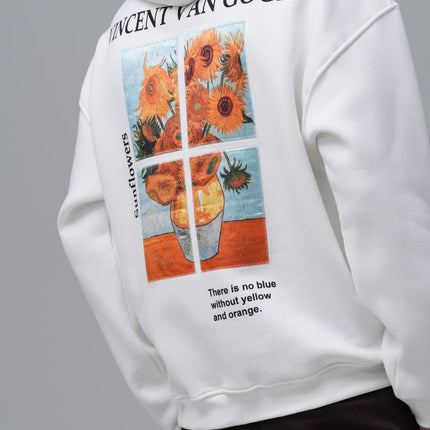 Van Gogh "Sunflowers" Graphic Hoodie