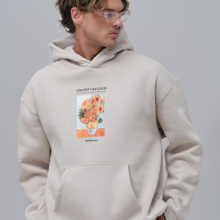 Van Gogh "Sunflowers" Graphic Hoodie