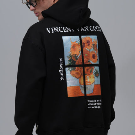 Van Gogh "Sunflowers" Graphic Hoodie