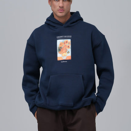 Van Gogh "Sunflowers" Graphic Hoodie