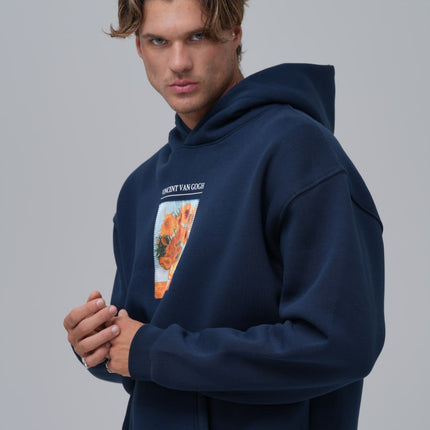 Van Gogh "Sunflowers" Graphic Hoodie