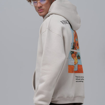 Van Gogh "Sunflowers" Graphic Hoodie