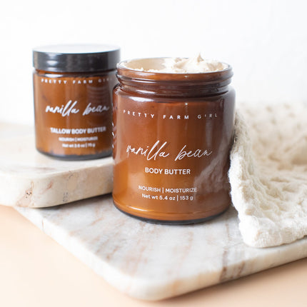 Vanilla Bean + Tallow Whipped Body Butter