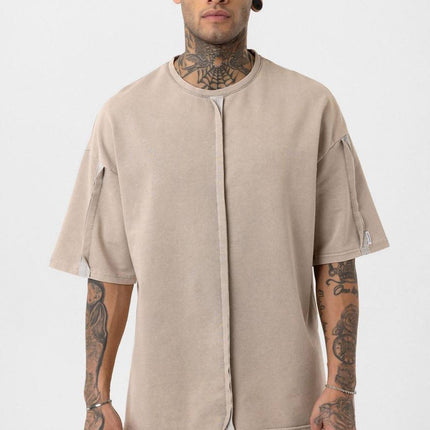 Vintage Washed Look Oversized Tracksuit Set