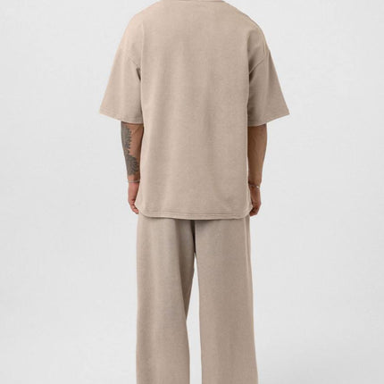 Vintage Washed Look Oversized Tracksuit Set