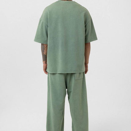 Vintage Washed Look Oversized Tracksuit Set