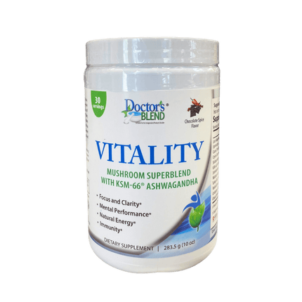 Vitality Mushroom SuperBlend Powder with Ashwagandha