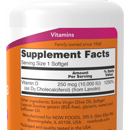 Vitamin D-3 10,000 IU High Potency