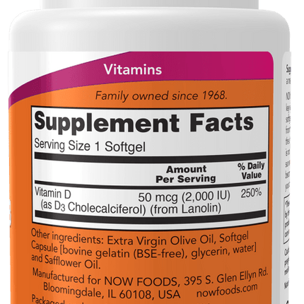 Vitamin D-3 2,000 IU