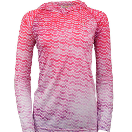 Women's Waves L/S UV Fishing Hoodie