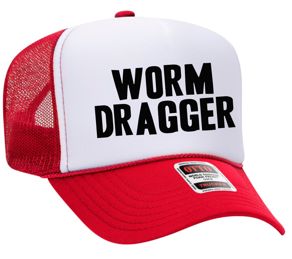 Worm Dragger Adult Otto Foam Trucker Hat