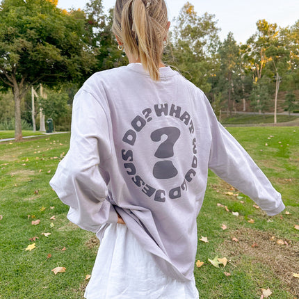 WWJD Purple Unisex Tee