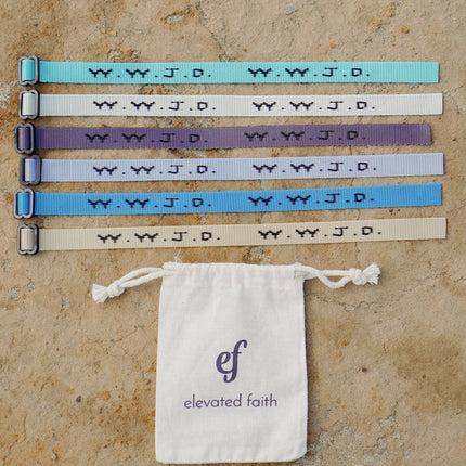 WWJD Surf Bracelet Pack