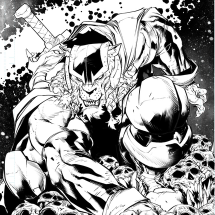 INVINCIBLE BATTLE BEAST #4 Barberi Variant TenFwdComics EXCLUSIVE