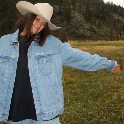 What a Friend In Jesus Denim Jacket