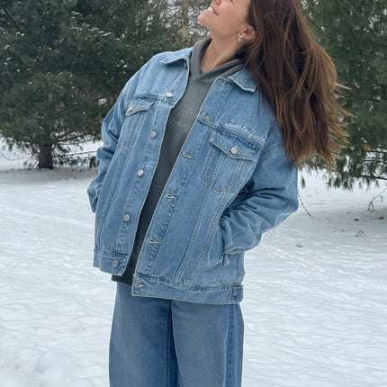 What a Friend In Jesus Denim Jacket