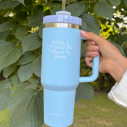 What a Friend in Jesus 40 oz Tumbler