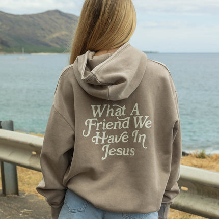 What a Friend in Jesus Brown Unisex Hoodie