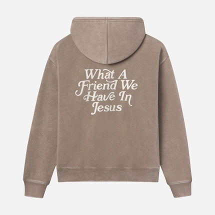 What a Friend in Jesus Brown Unisex Hoodie