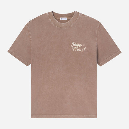 What a Friend in Jesus Brown Unisex Tee