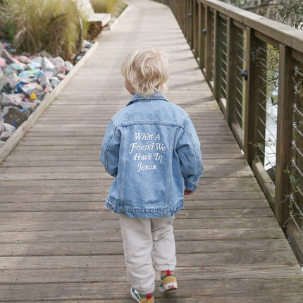 What a Friend in Jesus Kids Denim Jacket