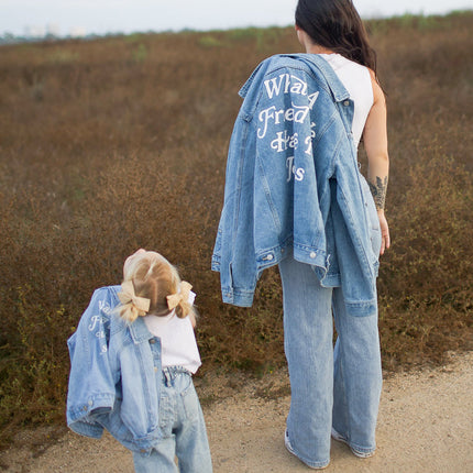 What a Friend in Jesus Kids Denim Jacket