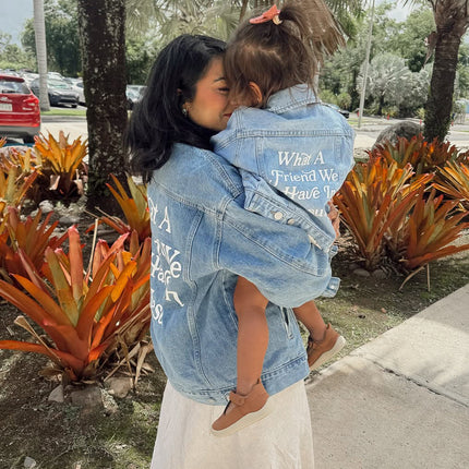What a Friend in Jesus Kids Denim Jacket