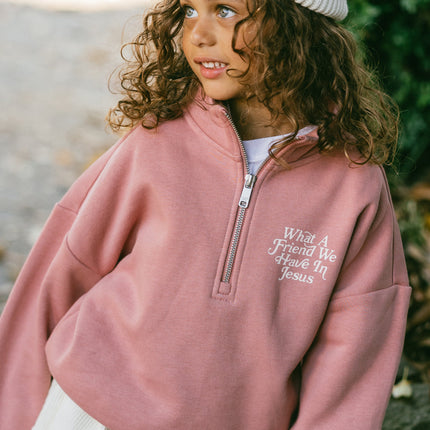 What a Friend in Jesus Kids Half-Zip
