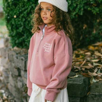 What a Friend in Jesus Kids Half-Zip