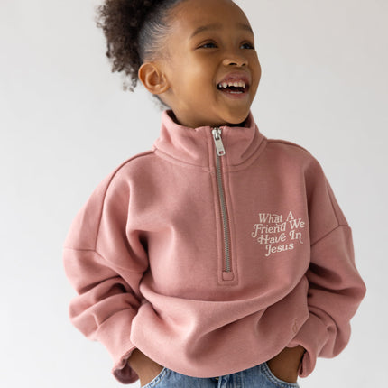 What a Friend in Jesus Kids Half-Zip