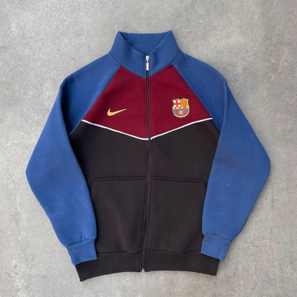Unisex Zip Sweatshirt with Brushed Barcelona Style