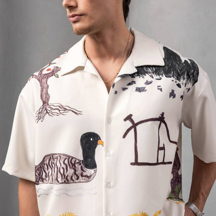 Whimsical Kids Drawing Unisex Shirt – Summer Top