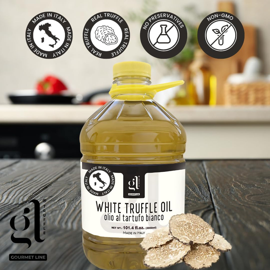 GL Truffle Gourmet, White Truffle Oil Bulk 3 liters (97 fl.oz)