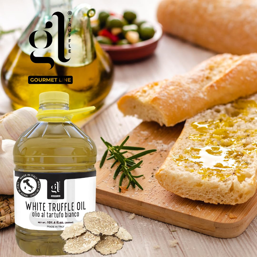GL Truffle Gourmet, White Truffle Oil Bulk 3 liters (97 fl.oz)