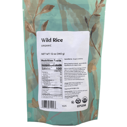 Wild Rice, Organic