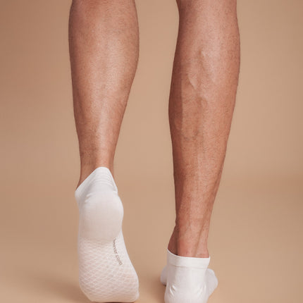 3-Pack Men's Antibacterial Massage Ankle Socks