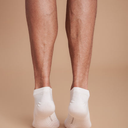 3-Pack Men's Antibacterial Massage Ankle Socks