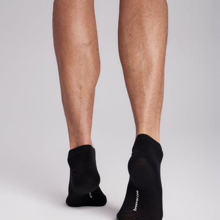 3-Pack Men's Antibacterial Massage Ankle Socks