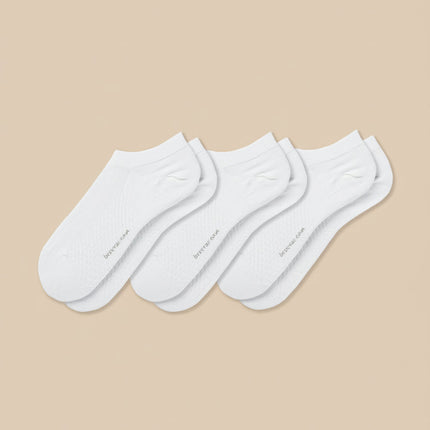 3-Pack Women's Antibacterial Massage Ankle Socks