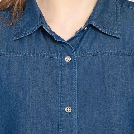 Women's Long Sleeve Denim Tunic Top - An All Season Wear
