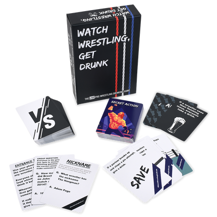WATCH WRESTLING, GET DRUNK - The Live Pro Wrestling Drinking Game