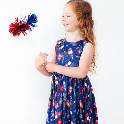 SALE You Look Like the 4th of July Tank Twirl Dress